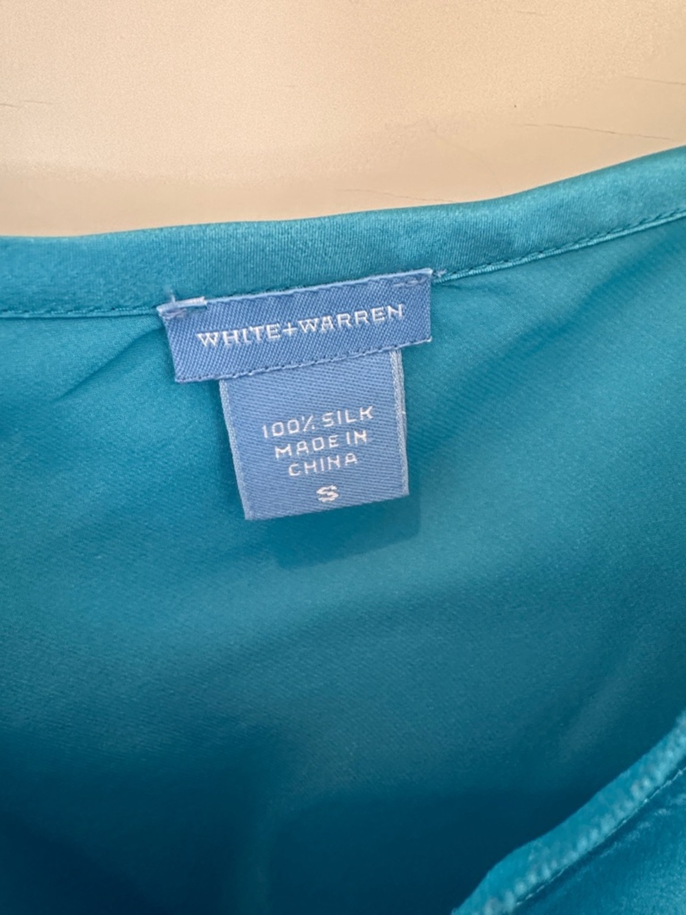 White + Warren Gray Cashmere Open Cardigan w/silk camisole SZ S - Picture 7 of 10
